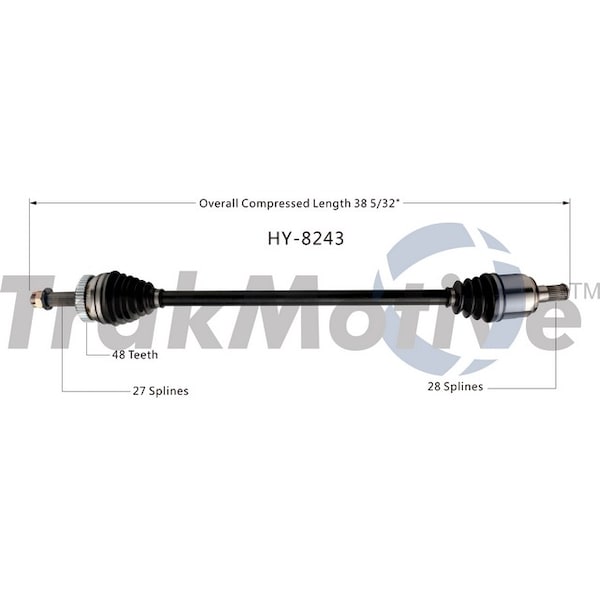 Surtrack Axle Cv Axle Shaft, Hy-8243 HY-8243 - main